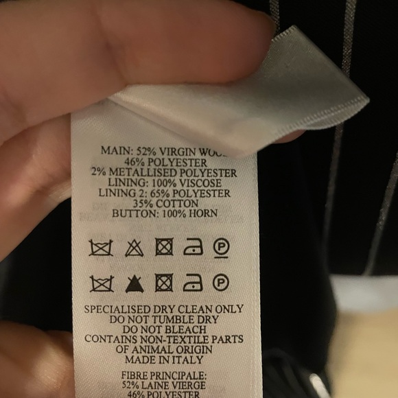 Victoria Beckham striped double breasted blazer - Picture 3 of 3